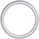 Cobalt 6 mm Golf Ball Texture Comfort-Fit Dome Band with Matte Finish Size 9