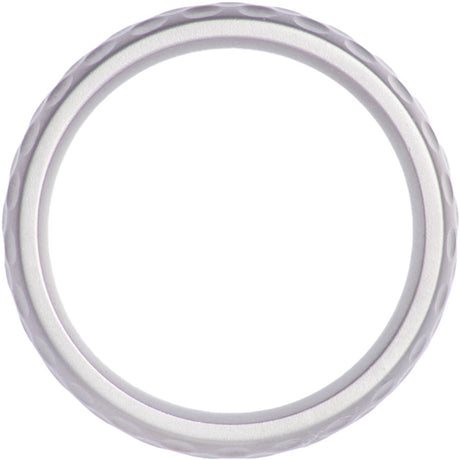 Cobalt 6 mm Golf Ball Texture Comfort-Fit Dome Band with Matte Finish Size 9