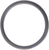 Zirconium 8 mm Crushed Megalodon, Meteorite & 14K Yellow Gold Inlay Comfort-Fit Flat Band Size 8