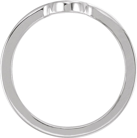 Sterling Silver Cross Signet Ring
