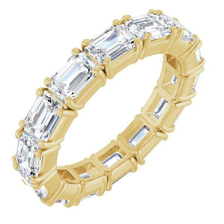14K Yellow Gold 5 1/2 CTW Lab-Grown Diamond Eternity Band Size 7