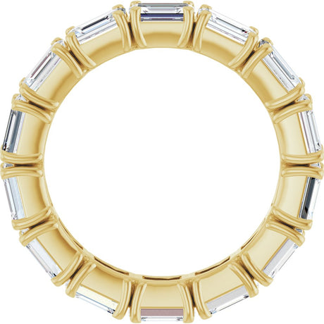 14K Yellow Gold 5 1/2 CTW Lab-Grown Diamond Eternity Band Size 7