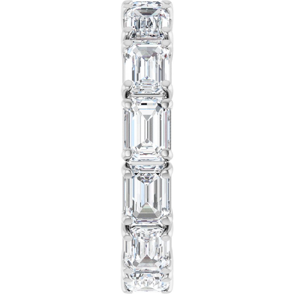 14K White Gold 5 CTW Lab-Grown Diamond Eternity Band Size 6