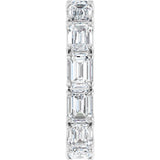 14K White Gold 5 CTW Lab-Grown Diamond Eternity Band Size 6