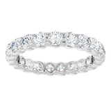 14K White 1 5/8 CTW Lab-Grown Diamond Eternity Band Size 5