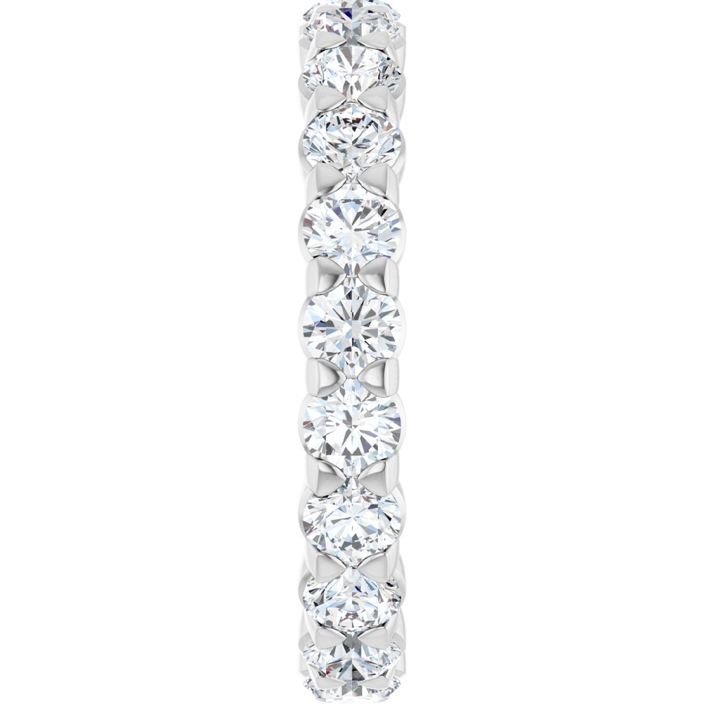14K White 1 5/8 CTW Lab-Grown Diamond Eternity Band Size 5
