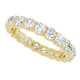14K Yellow 1 5/8 CTW Lab-Grown Diamond Eternity Band Size 5