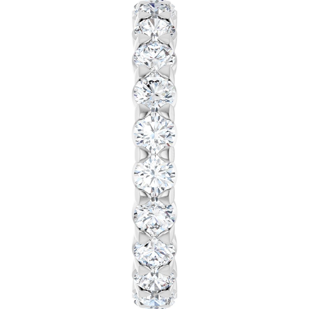 14K White 1 3/4 CTW Lab-Grown Diamond Eternity Band Size 6