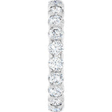 14K White 1 3/4 CTW Lab-Grown Diamond Eternity Band Size 6