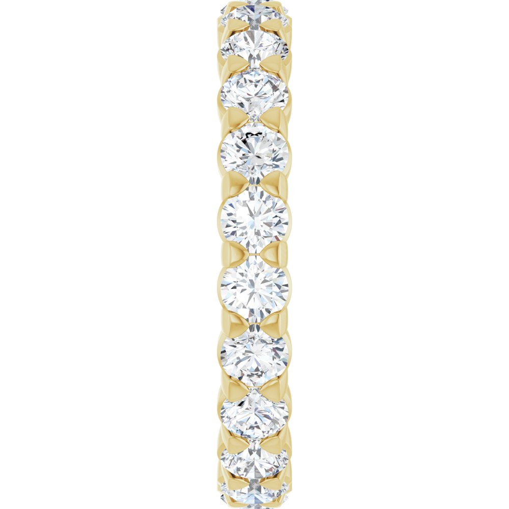 14K Yellow 1 3/4 CTW Lab-Grown Diamond Eternity Band Size 6