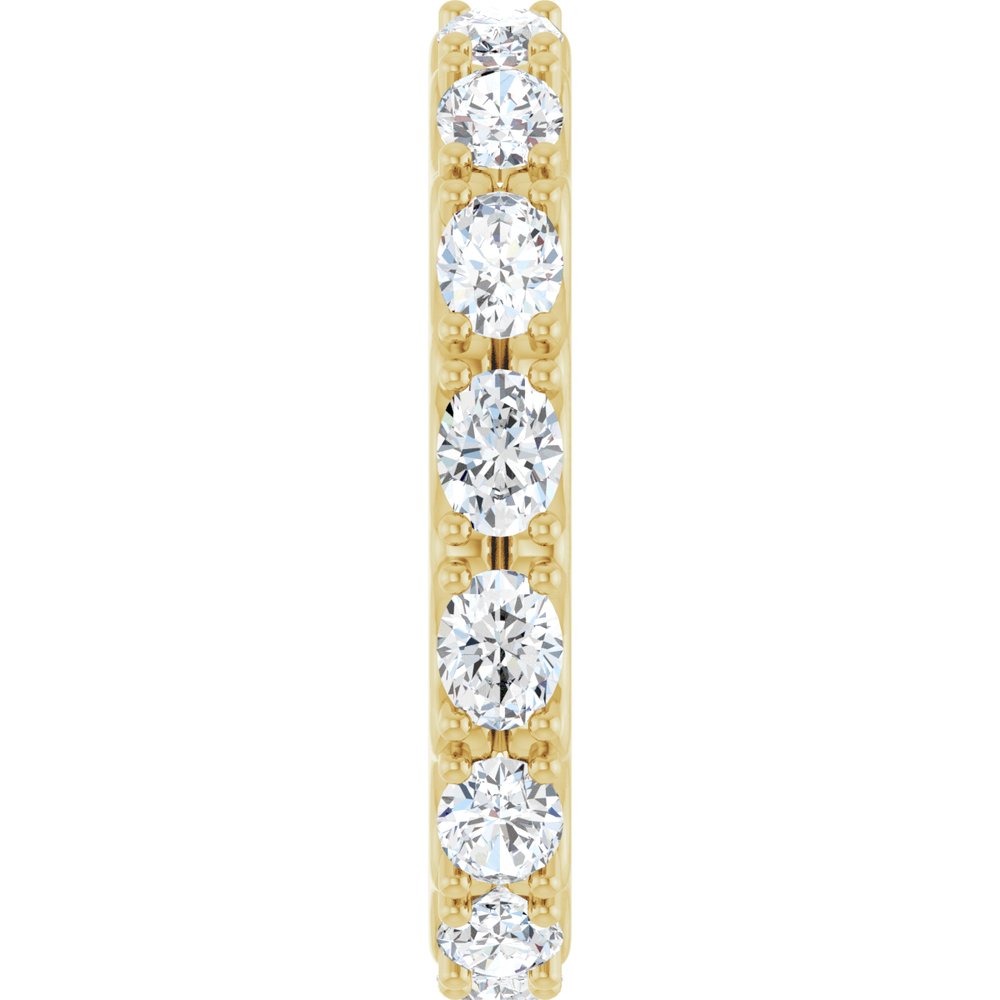 14K Yellow Gold 2 1/4 CTW Lab-Grown Diamond Eternity Band Size 7
