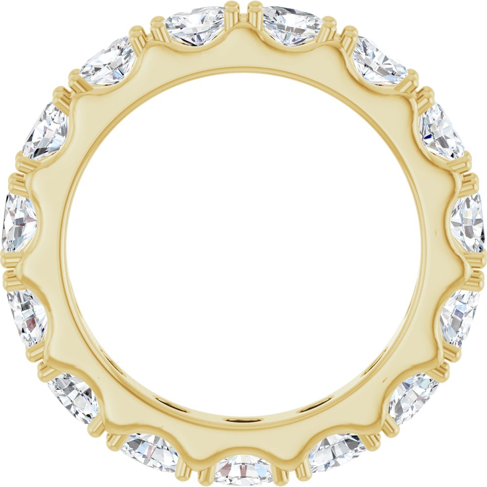 14K Yellow Gold 2 1/4 CTW Lab-Grown Diamond Eternity Band Size 7