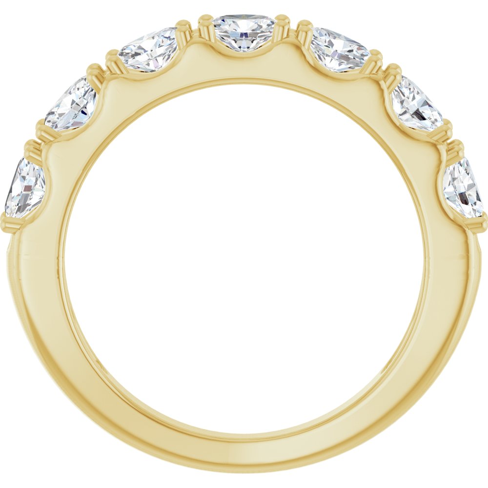 14K Yellow Gold 1 CTW Lab-Grown Diamond Anniversary Band