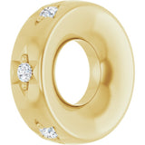 14K Yellow Gold 1/10 CTW Lab-Grown Diamond Stackable Family Space Charm/Pendant