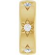 14K Yellow Gold 1/10 CTW Lab-Grown Diamond Stackable Family Space Charm/Pendant