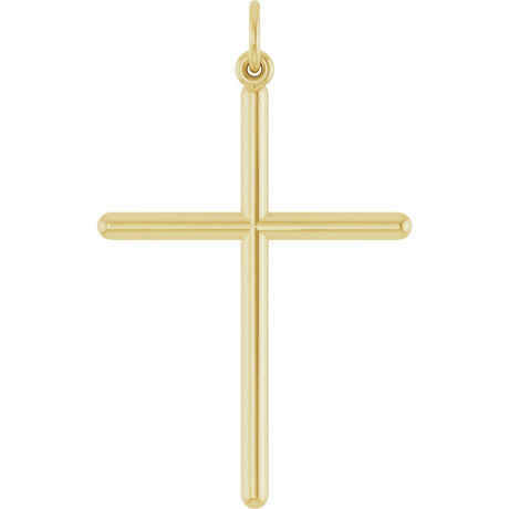 14K Yellow Gold Cross Pendant