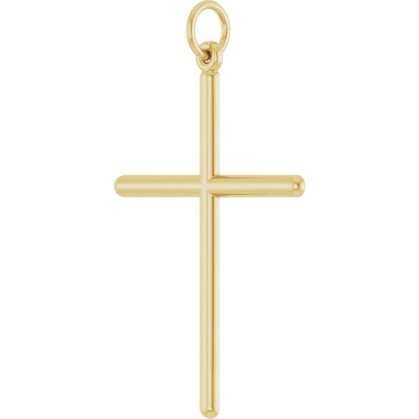 14K Yellow Gold Cross Pendant