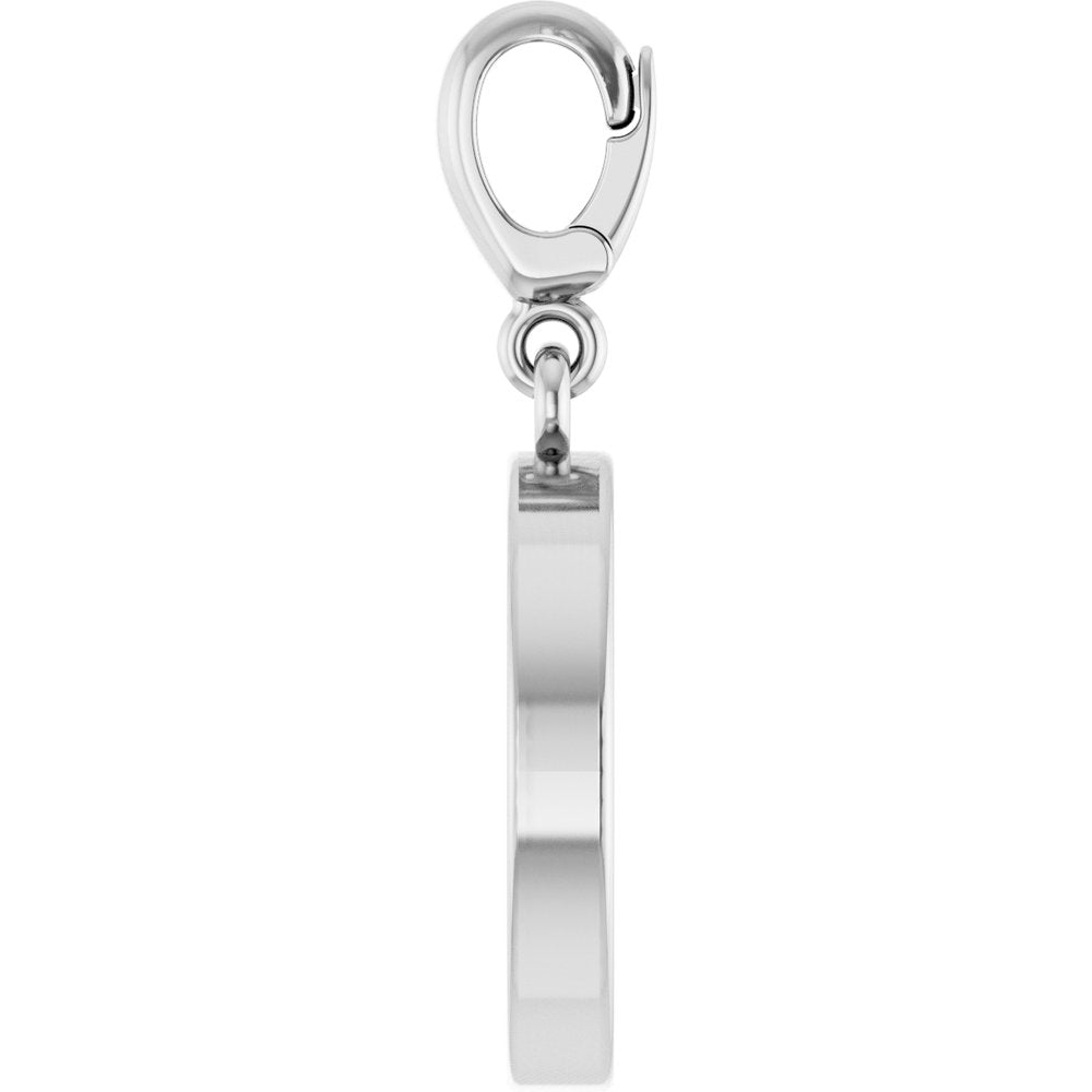 Sterling Silver Natural Citrine Charm/Pendant