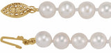 14K Yellow Gold-Filled Cultured White Freshwater Pearl 18" Necklace