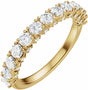 14K Yellow Gold 1 CTW Lab-Grown Diamond Anniversary Band