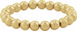 14K Yellow Gold-Filled 8 mm Elastic Bead 6 1/2" Bracelet
