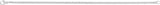 Sterling Silver 2.44 mm Diamond-Cut Cable 7" Chain
