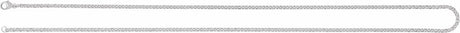 Sterling Silver 2.44 mm Diamond-Cut Cable 20" Chain