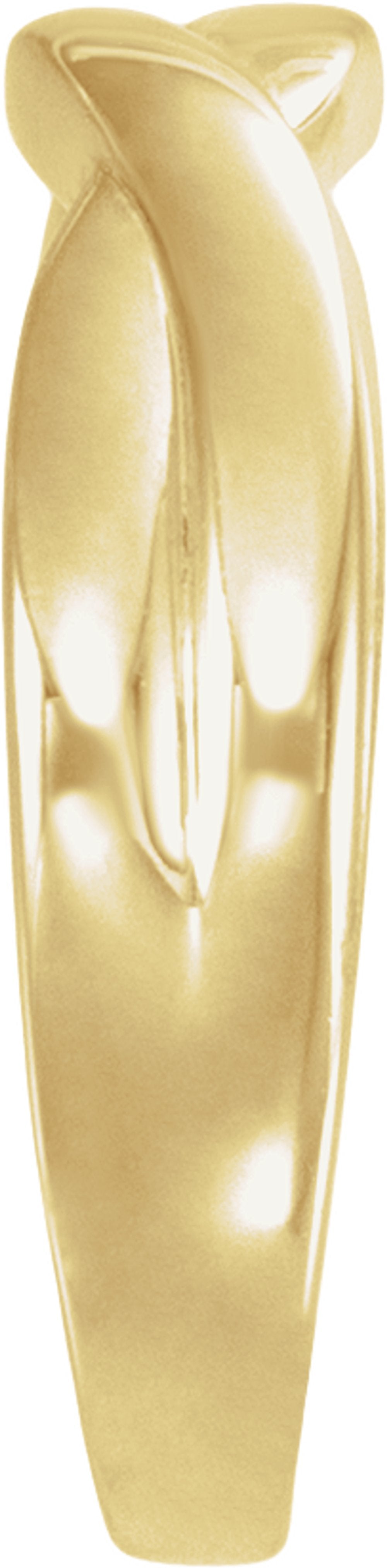 14K Yellow Gold Twisted Band Size 7