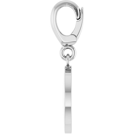 Sterling Silver Engravable Disc Charm/Pendant