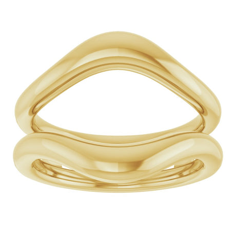 14K Yellow Gold Ring Guard