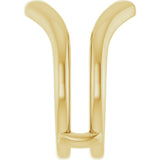 14K Yellow Gold Ring Guard