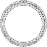 14K White Gold 1 3/8 Lab-Grown Diamond Eternity Band