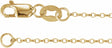 14K Yellow Gold 1.1 mm Rolo 18" Chain