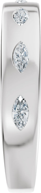 14K White Gold 1/3 CTW Lab-Grown Diamond Anniversary Band
