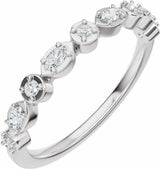 14K White Gold 1/4 CTW Lab-Grown Diamond Anniversary Band