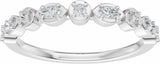 14K White Gold 1/4 CTW Lab-Grown Diamond Anniversary Band