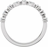 14K White Gold 1/4 CTW Lab-Grown Diamond Anniversary Band