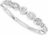 14K White Gold 1/4 CTW Lab-Grown Diamond Anniversary Band