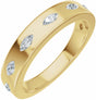 14K Yellow Gold 1/3 CTW Lab-Grown Diamond Anniversary Band
