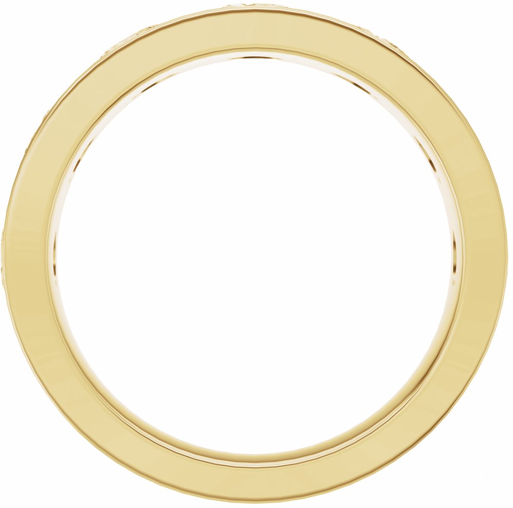 14K Yellow Gold 1/3 CTW Lab-Grown Diamond Anniversary Band