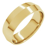14K Yellow Gold 2 mm Lightweight Comfort-Fit Knife Band Size 4.5