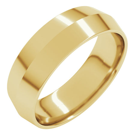 14K Yellow Gold 2 mm Lightweight Comfort-Fit Knife Band Size 4.5
