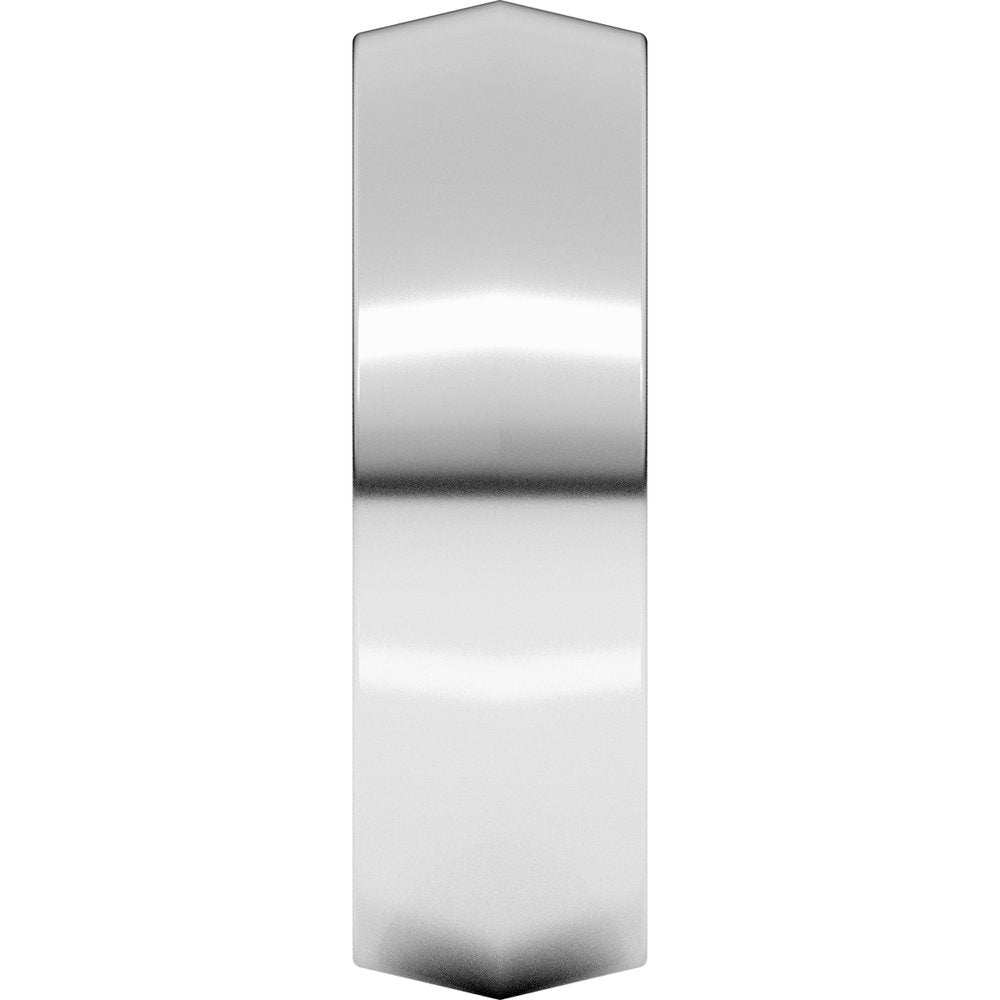 Sterling Silver 5 mm Lightweight Comfort-Fit Knife Band Size 10