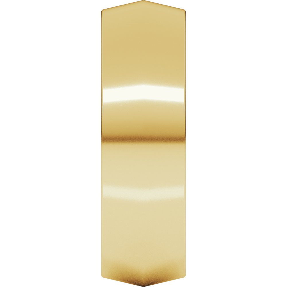 14K Yellow Gold 2 mm Lightweight Comfort-Fit Knife Band Size 4.5