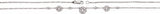 14K White Gold 1/2 CTW Natural Diamond Station 18" Necklace
