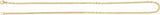 14K Yellow Gold 2.44 mm Diamond-Cut Cable 16" Chain