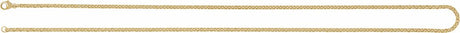 14K Yellow Gold 2.44 mm Diamond-Cut Cable 20" Chain