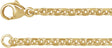 14K Yellow Gold 2.44 mm Diamond-Cut Cable 20" Chain