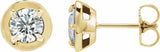 14K Yellow Gold 1 CTW Lab-Grown Diamond Stud Earrings