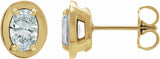 14K Yellow Gold 3/4 CTW Lab-Grown Diamond Stud Earrings